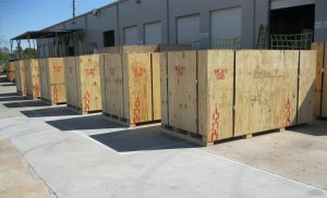 Ball valves with actuators export packed